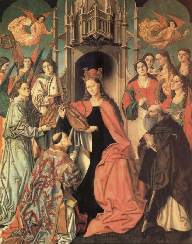 unknow artist San Ildefonso receiving the chasuble